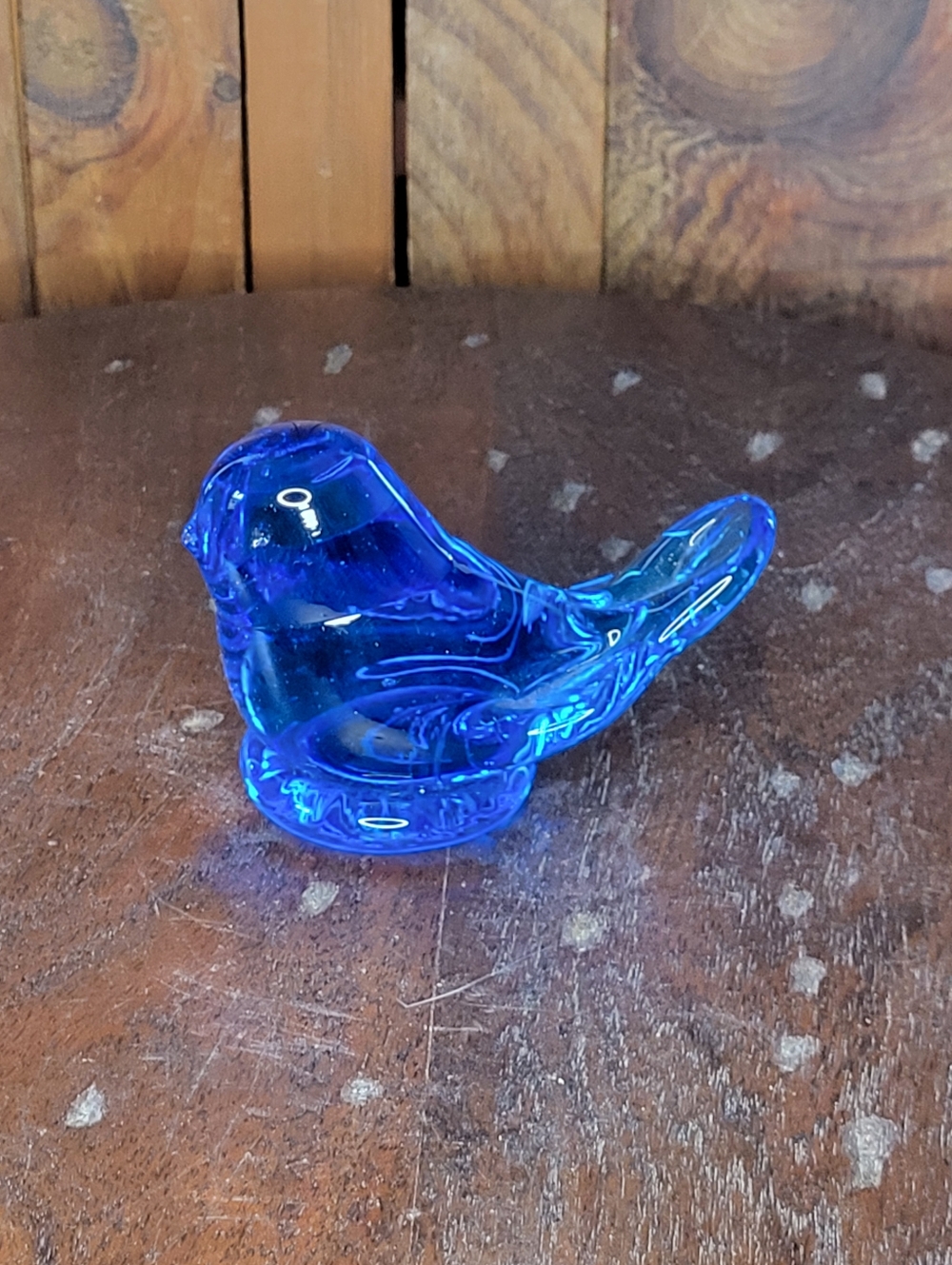 Leo Ward Blue Glass Bird - Picture 6 of 16